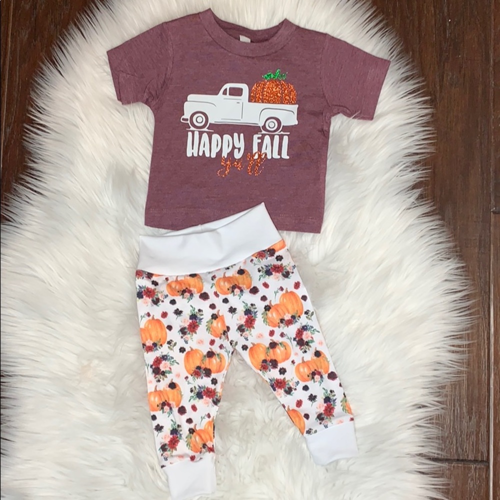 Baby Girl Shirt + Leggings Set
